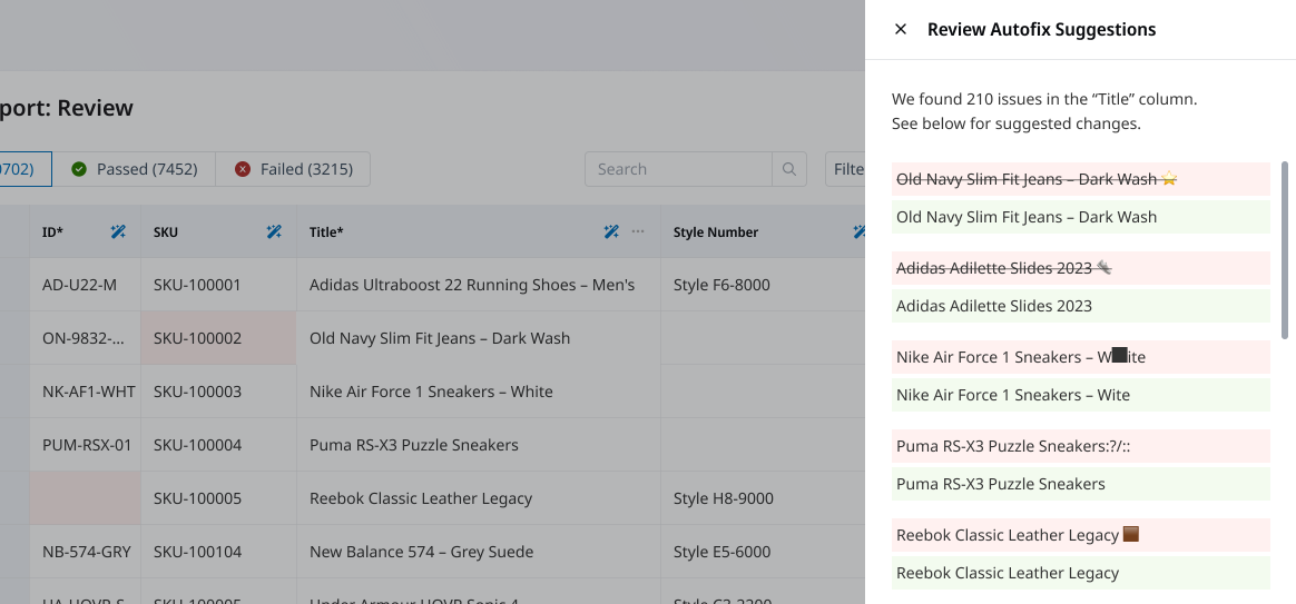 An example of how data inconsistencies can be identified and resolved quickly