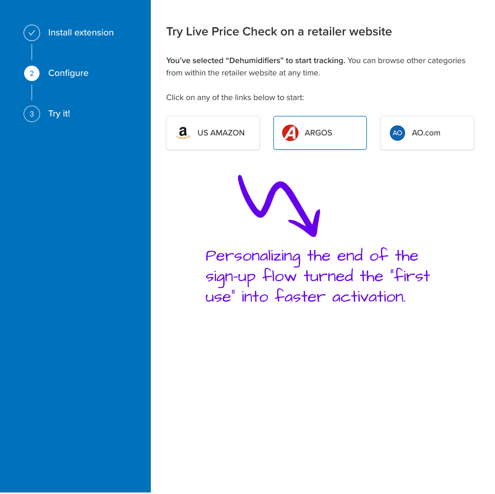 From first impression to first value